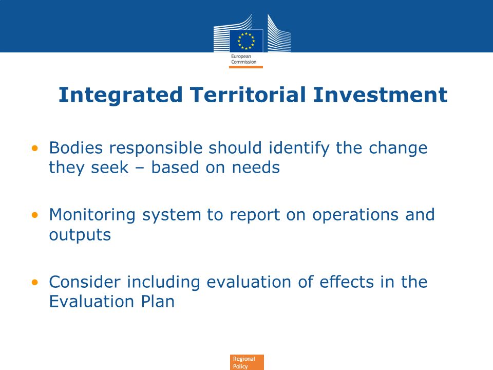 Integrated Territorial Investment
