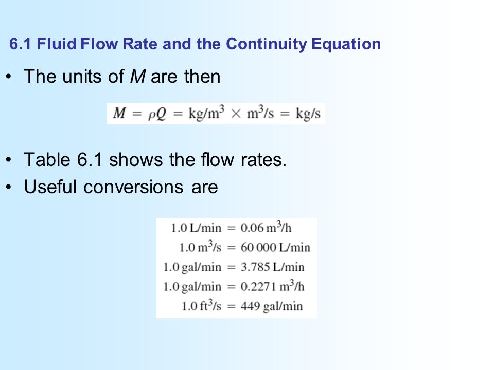 Flow of Fluid and Bernoulli's Equation - ppt download