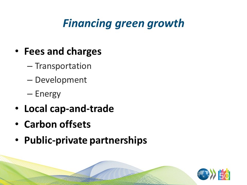 Financing green growth