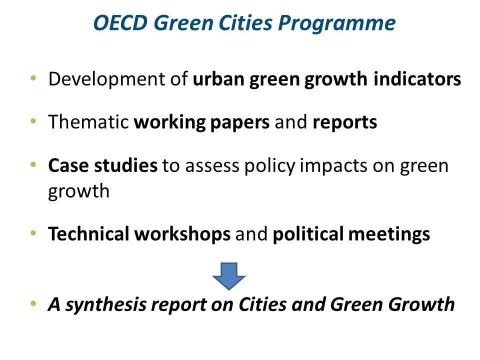 OECD Green Cities Programme