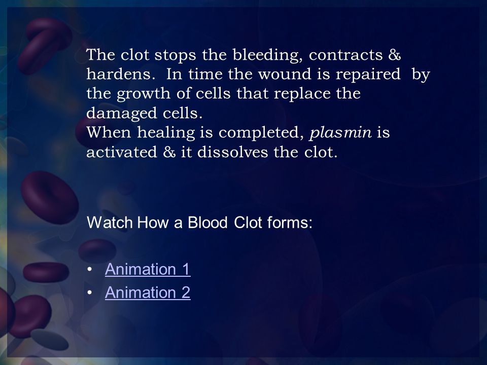 BLOOD CLOTTING. - ppt video online download
