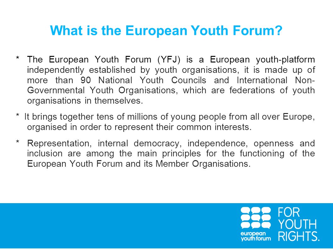 What is the European Youth Forum