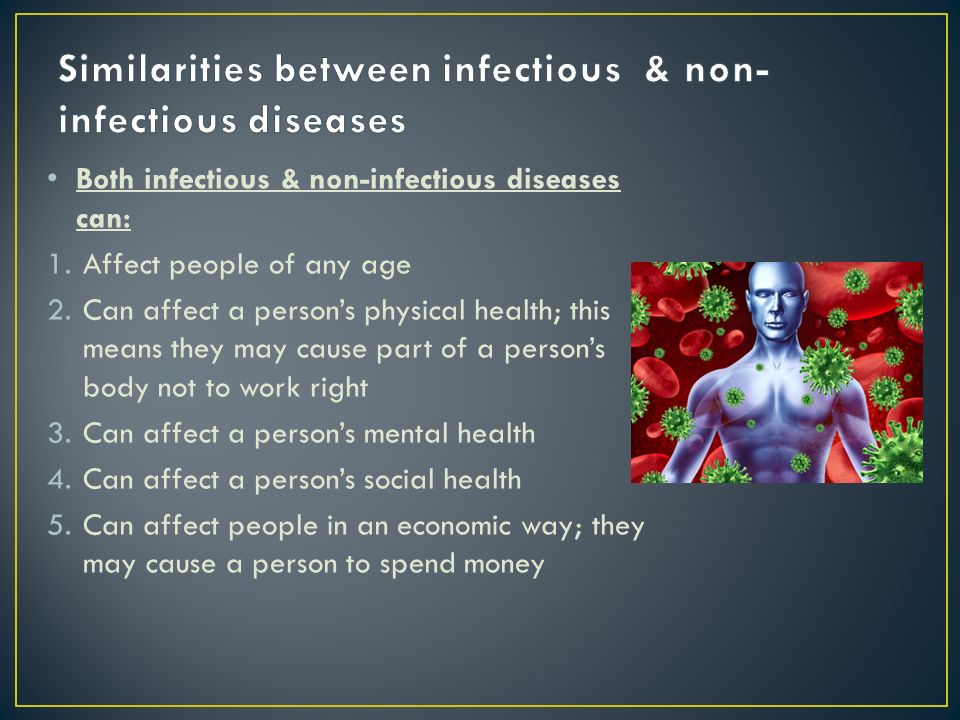 Infectious and Non-Infectious Diseases - ppt video online download