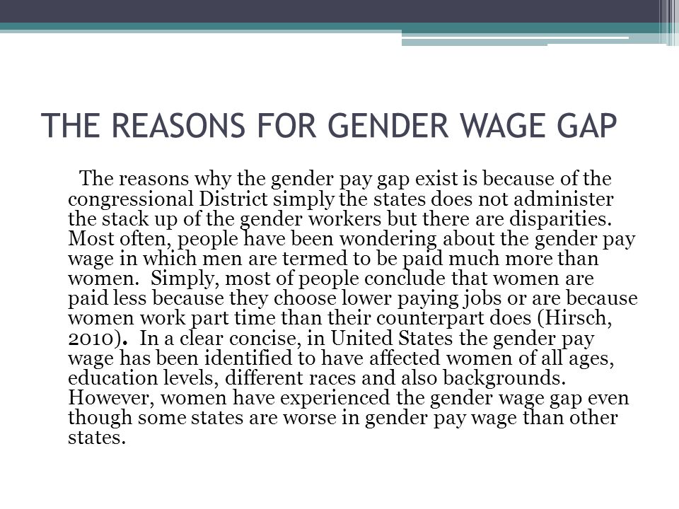 gender pay gap essay conclusion