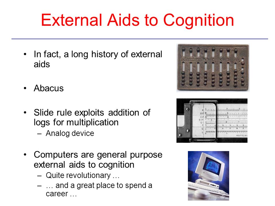 External Aids to Cognition