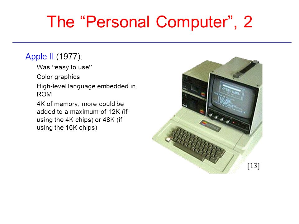 The Personal Computer , 2