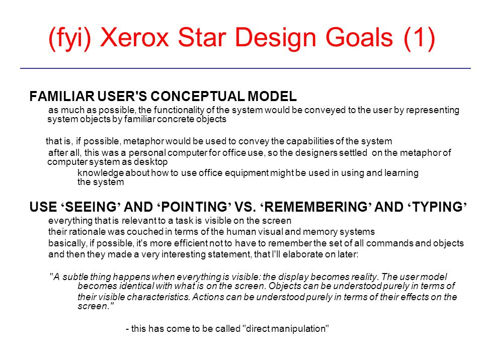 (fyi) Xerox Star Design Goals (1)