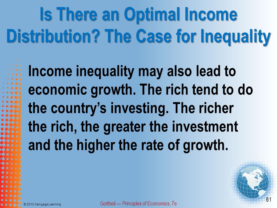 Is There an Optimal Income Distribution The Case for Inequality