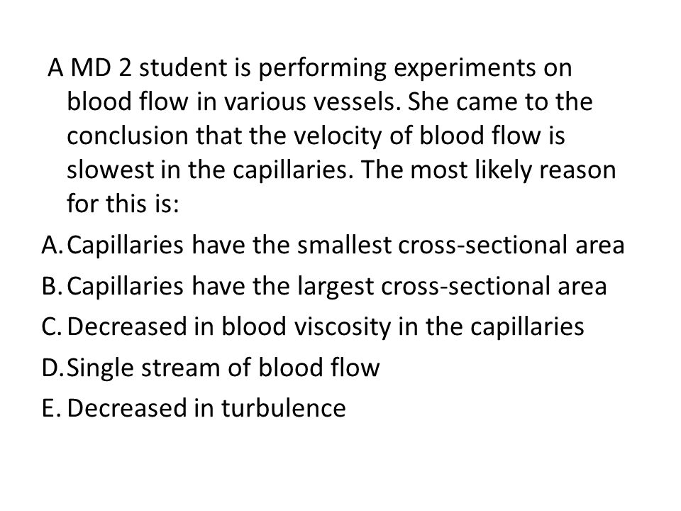 A MD 2 student is performing experiments on blood flow in various vessels. She came to the conclusion that the velocity of blood flow is slowest in the capillaries. The most likely reason for this is: