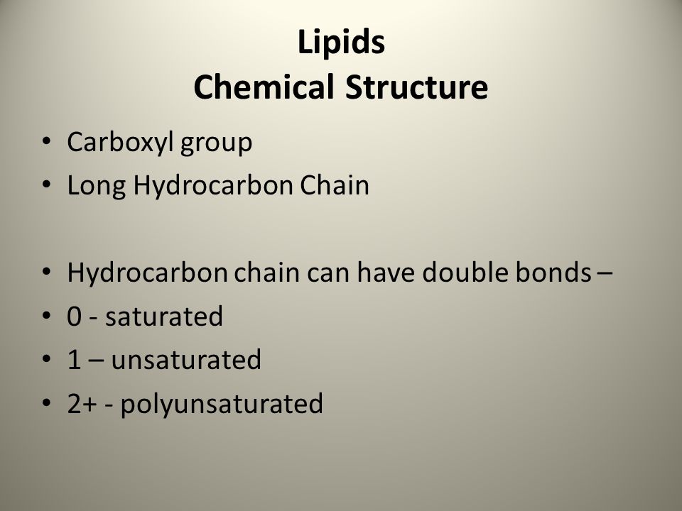 Lipids Chemical Structure