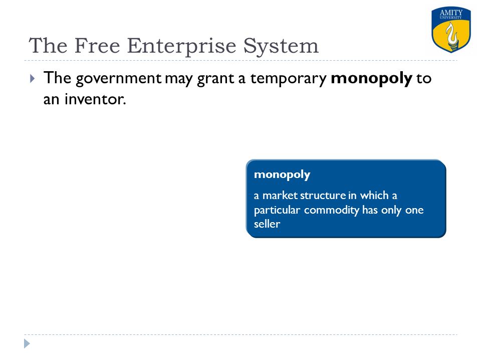 The Free Enterprise System