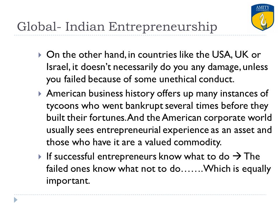 Global- Indian Entrepreneurship