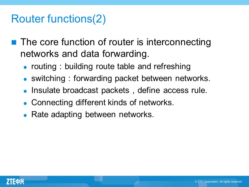 Router and Routing Basics - ppt download