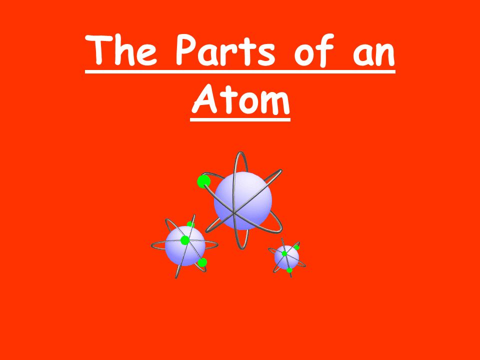 The Parts of an Atom