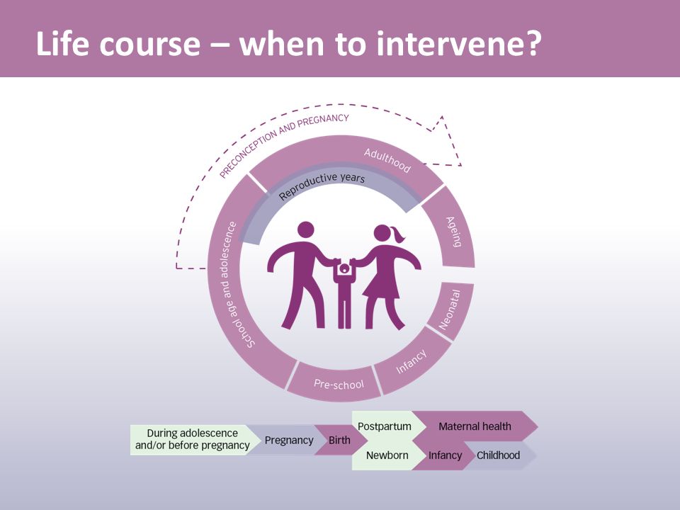 Life course – when to intervene