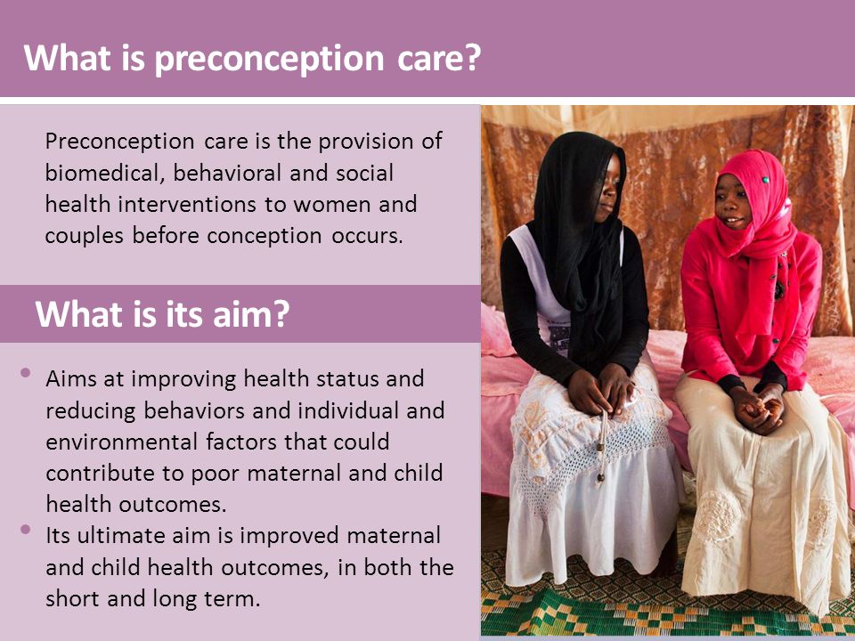 What is preconception care