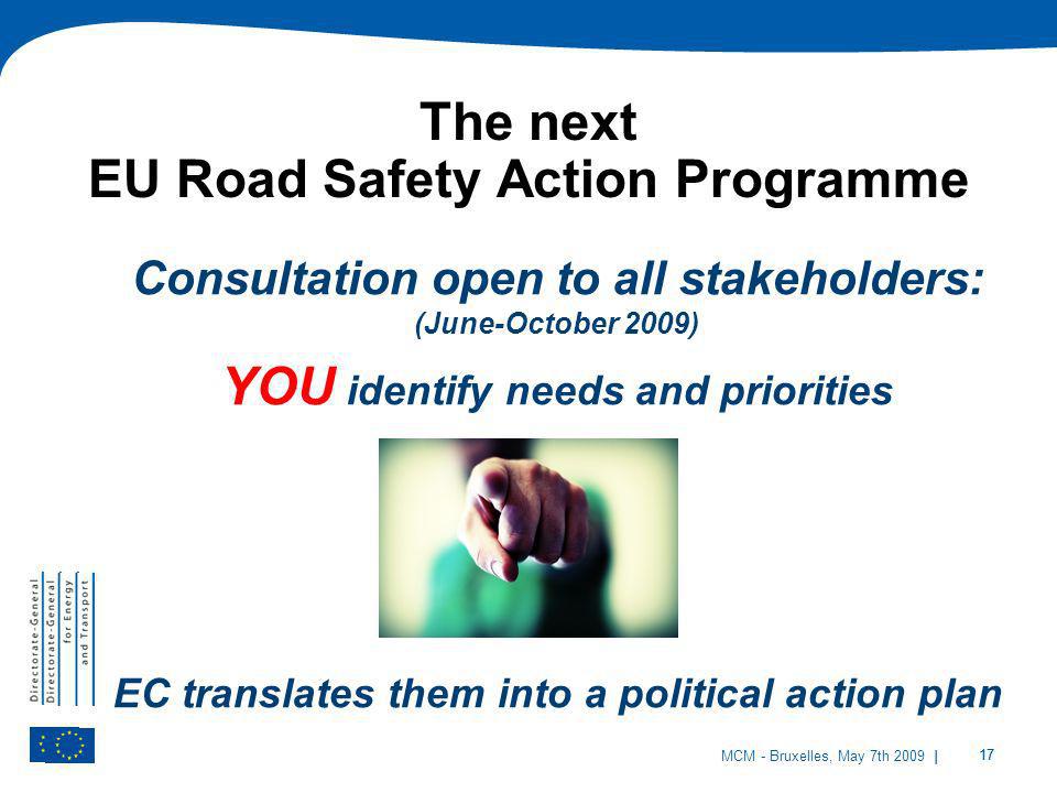 The next EU Road Safety Action Programme