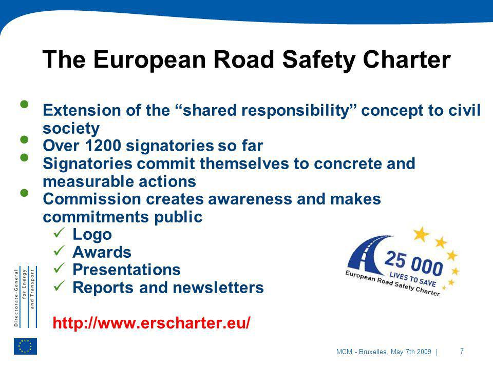 The European Road Safety Charter