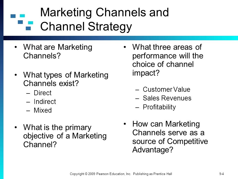 Marketing Channels and Channel Strategy
