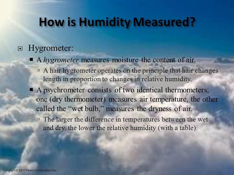 How is Humidity Measured