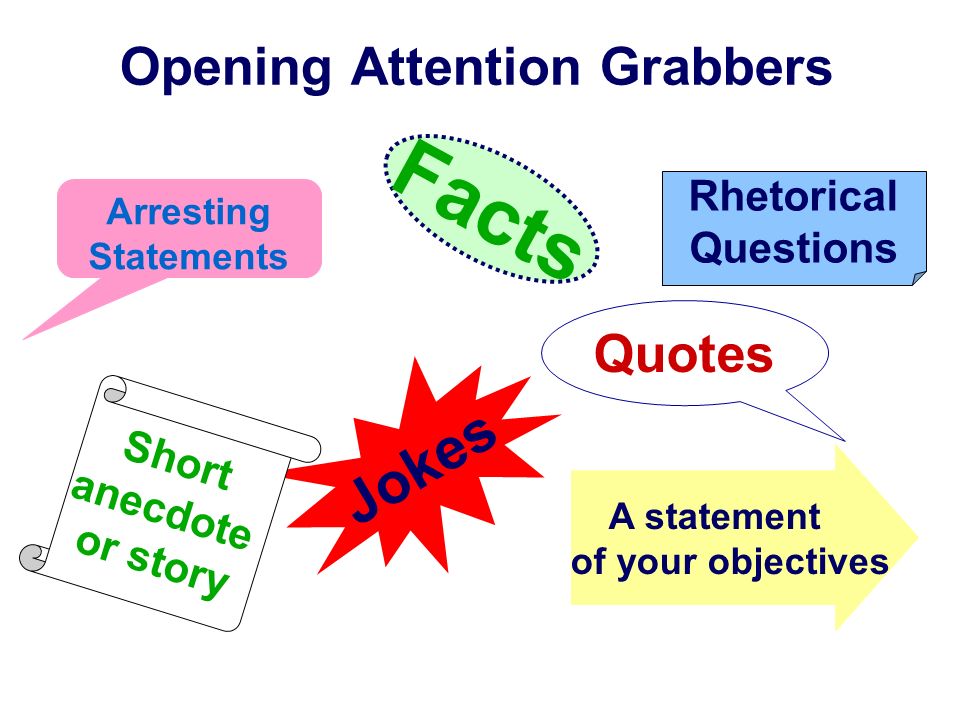 Opening Attention Grabbers