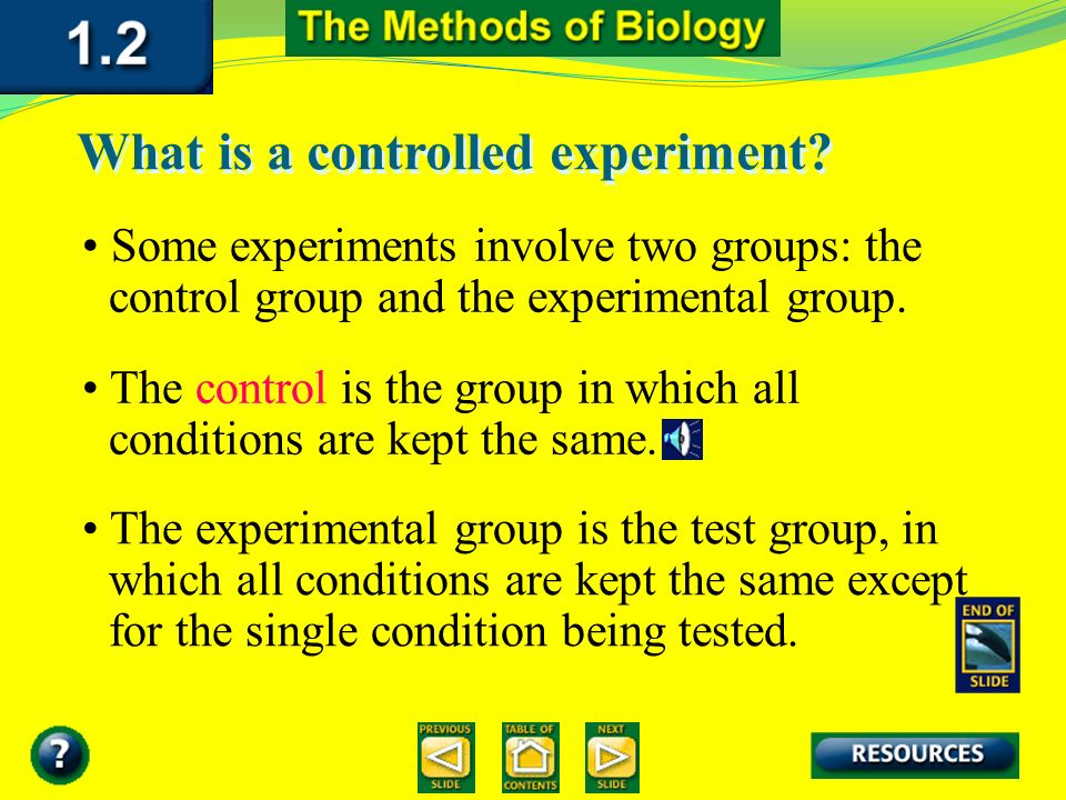 What is a controlled experiment