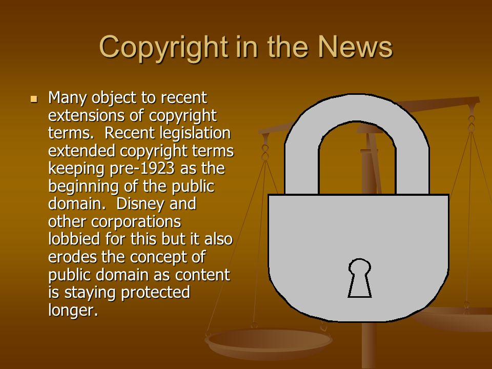 Copyright in the News