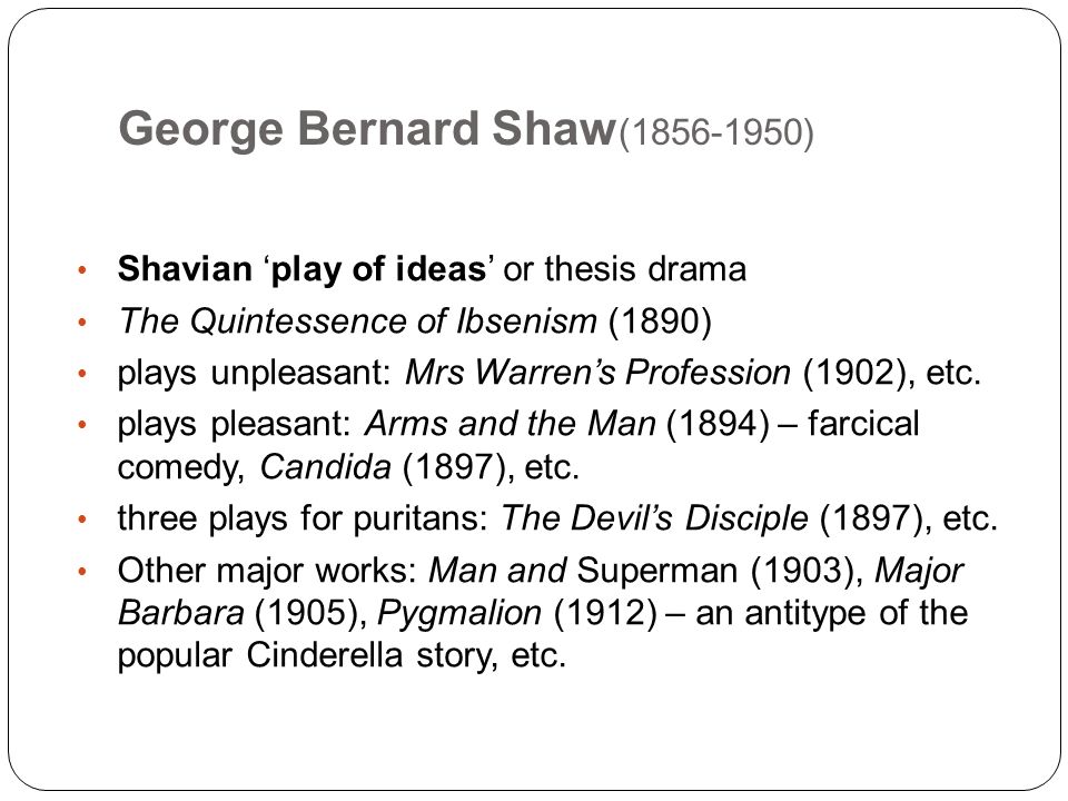 George Bernard Shaw( )