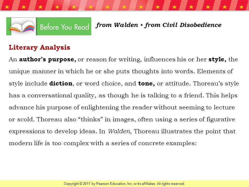 walden analysis