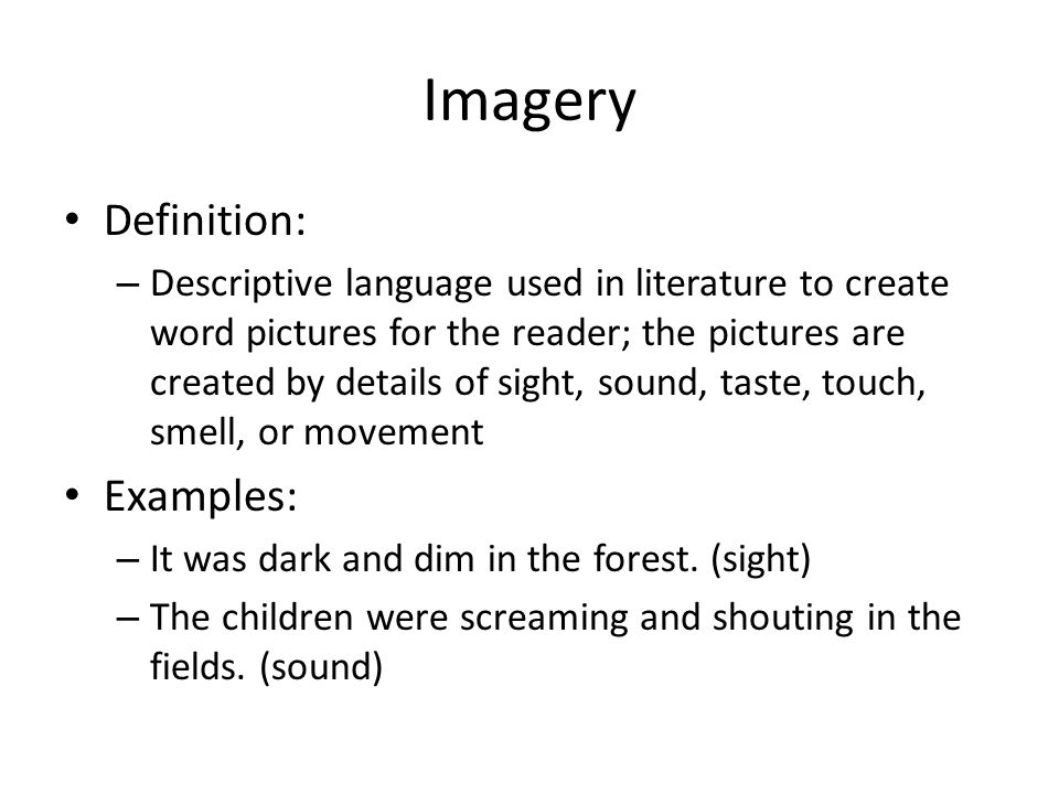 definition of descriptive language in literature