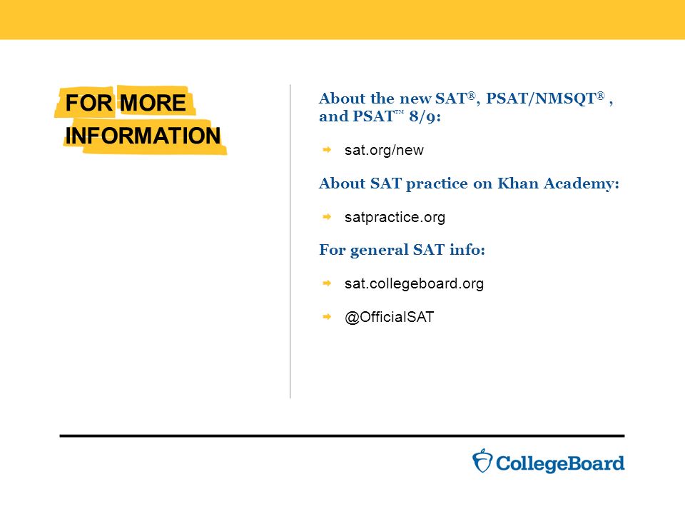 THE PSAT 8/9 ®. ppt video online download