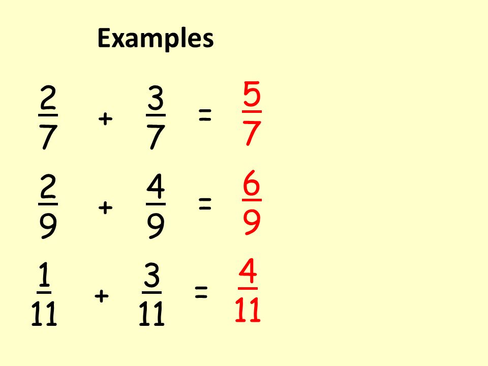 Examples = = =