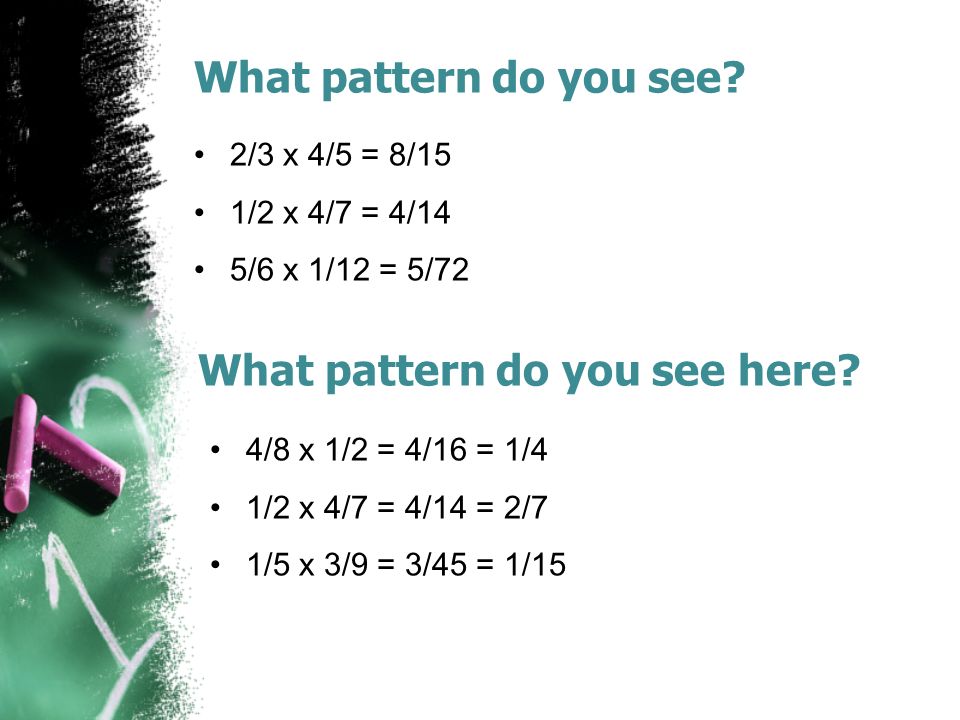 What pattern do you see here