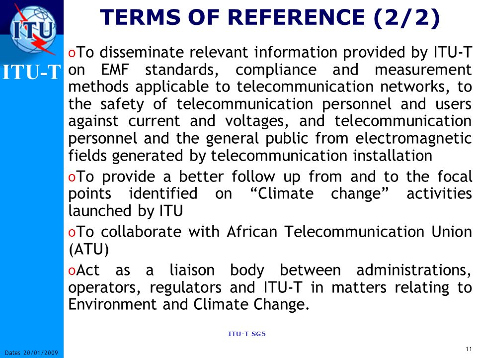 TERMS OF REFERENCE (2/2)