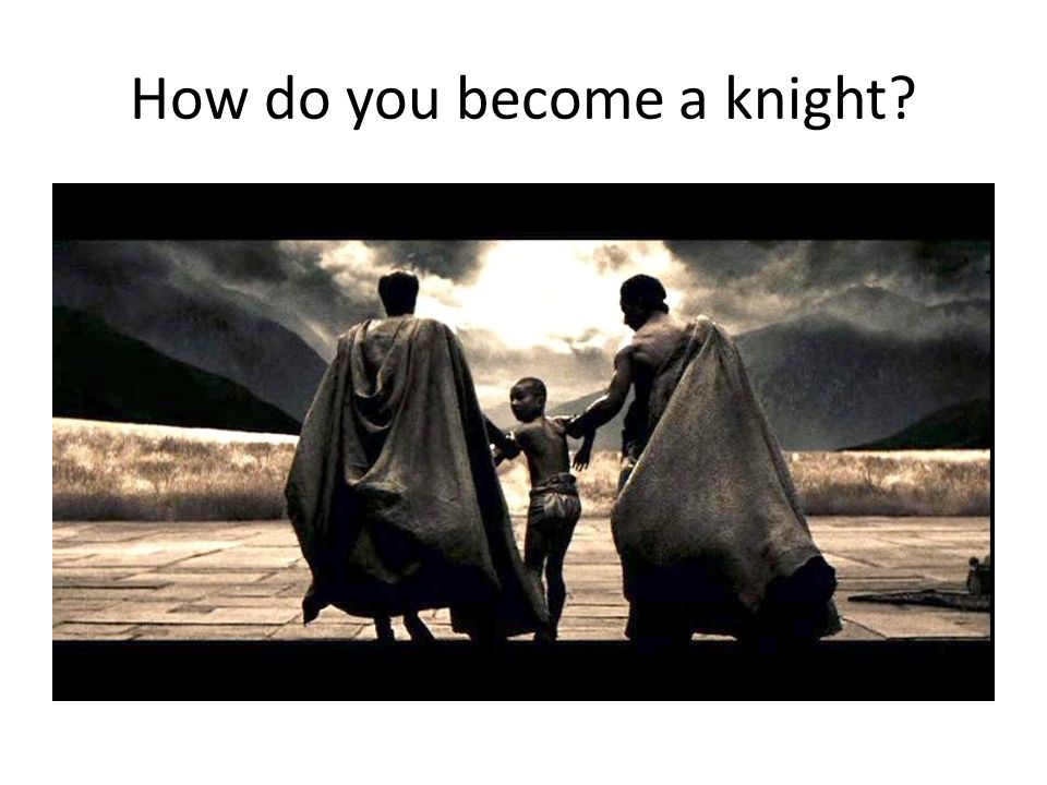 How do you become a knight
