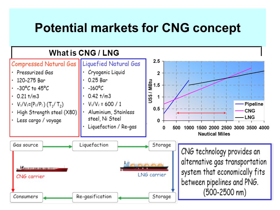 Potential markets for CNG concept