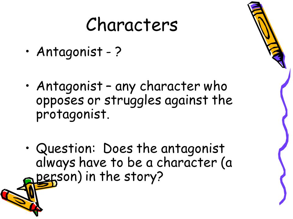 Characters Antagonist -
