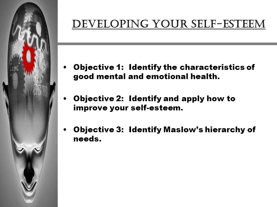 Developing your self-esteem