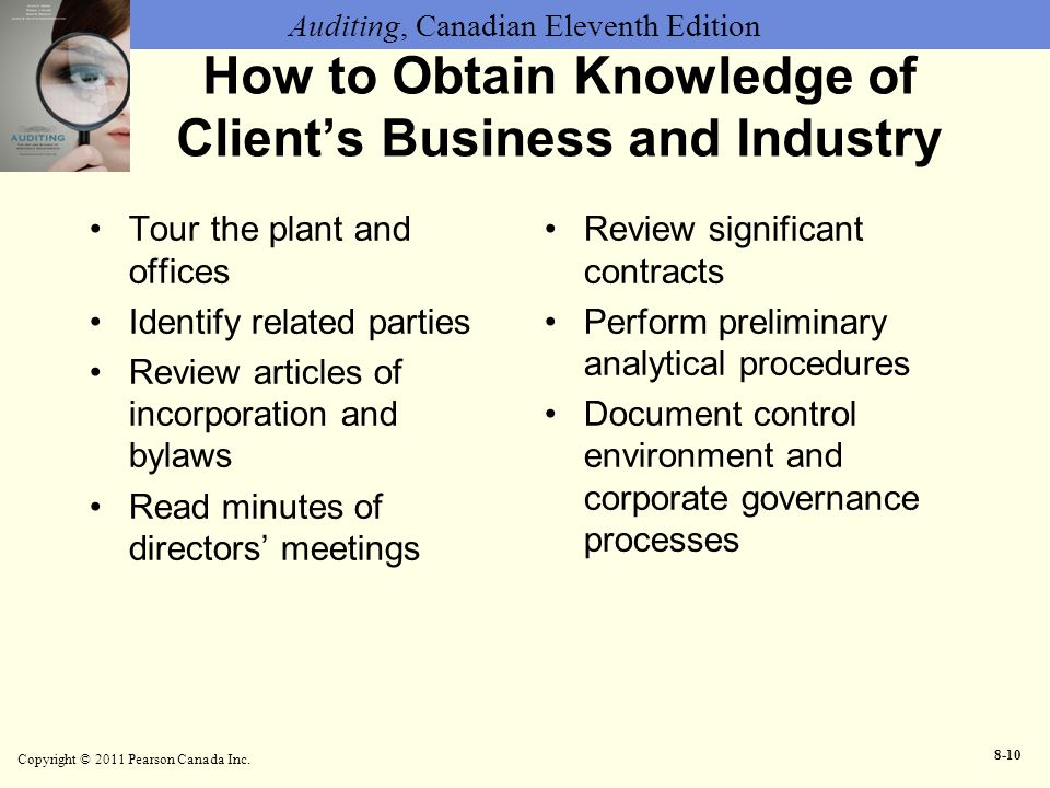 How to Obtain Knowledge of Client’s Business and Industry