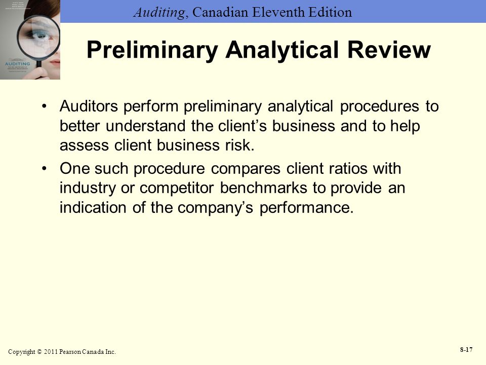 Preliminary Analytical Review