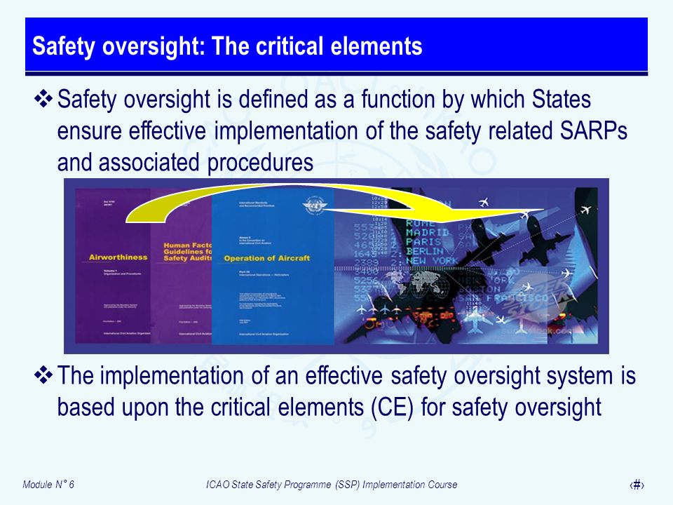 Safety oversight: The critical elements