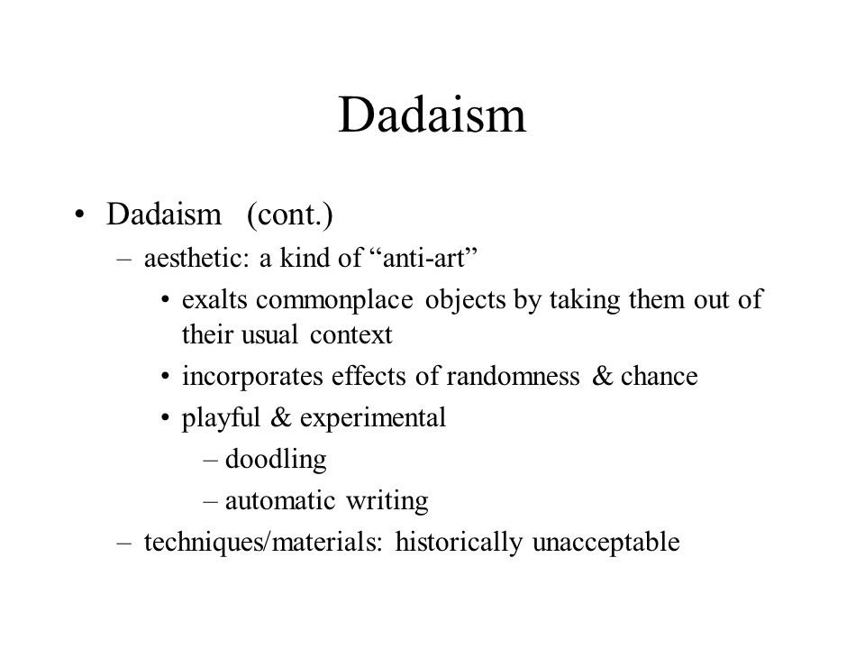 Art Between The Wars Dadaism Surrealism Ppt Video Online Download