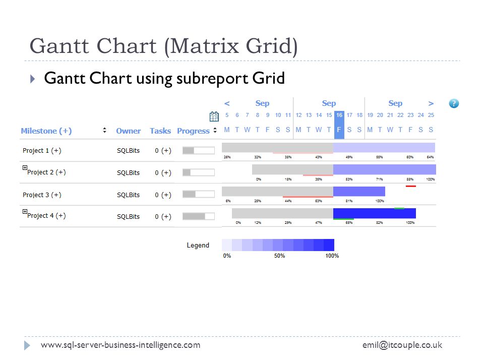 Ssrs Gantt Chart Example