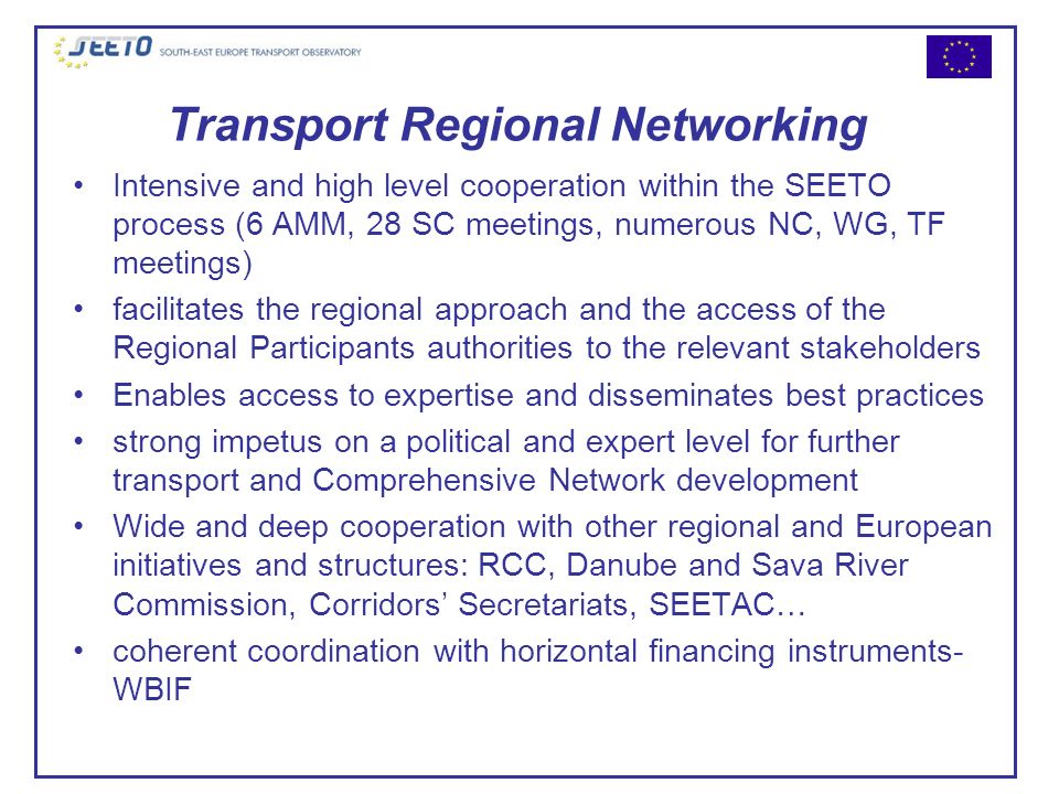 Transport Regional Networking