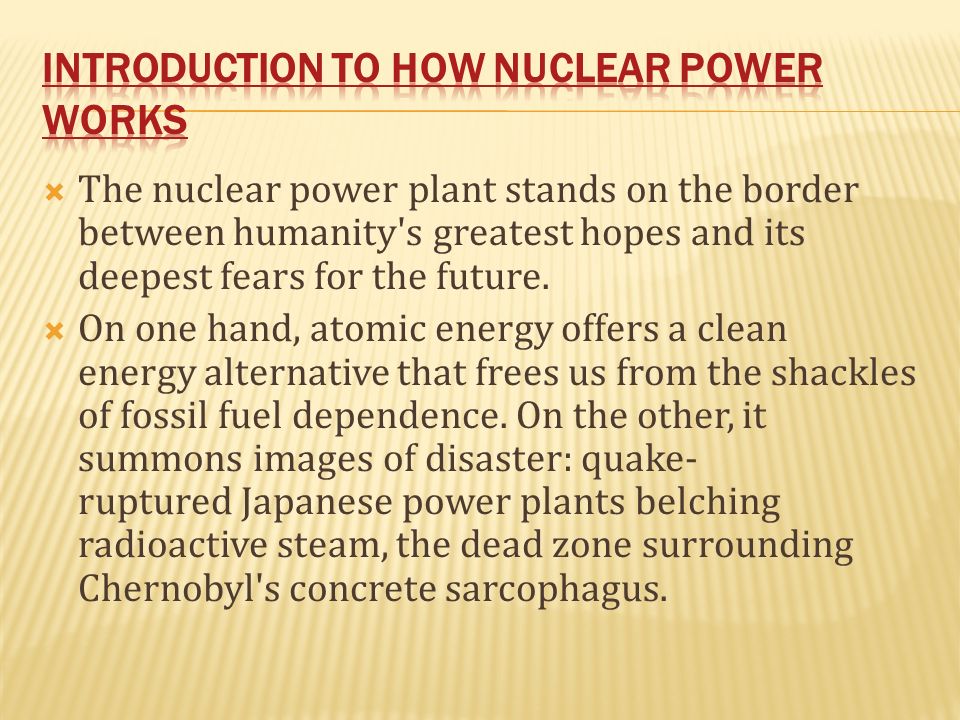 NUCLEAR POWER PLANT. - ppt video online download