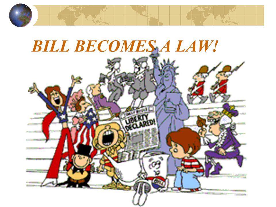 BILL BECOMES A LAW!