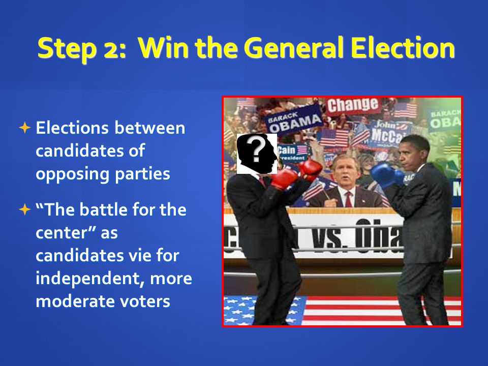 Step 2: Win the General Election
