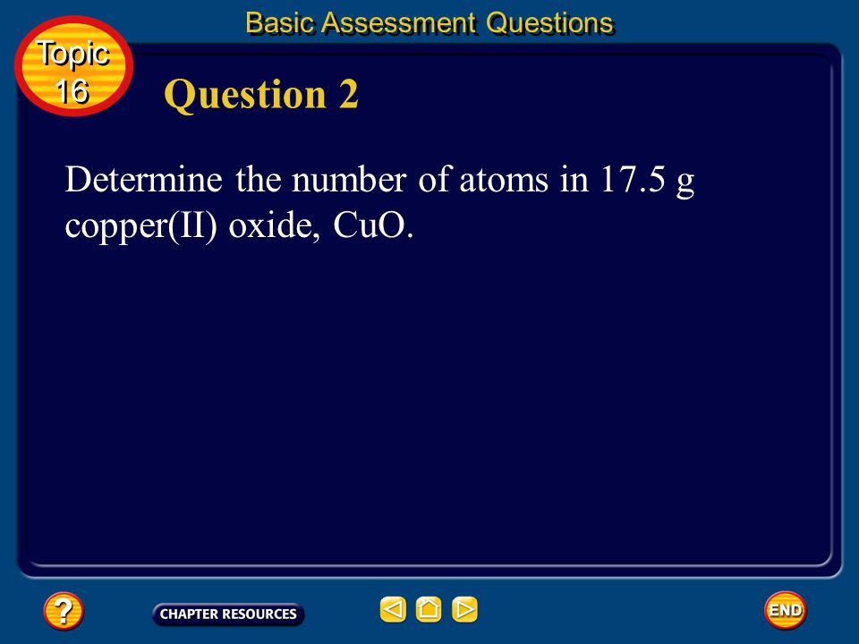 Basic Assessment Questions