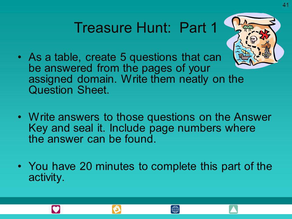 Treasure Hunt: Part 1