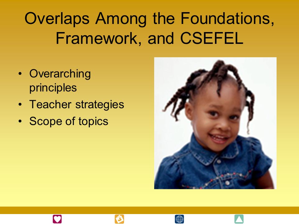 Overlaps Among the Foundations, Framework, and CSEFEL